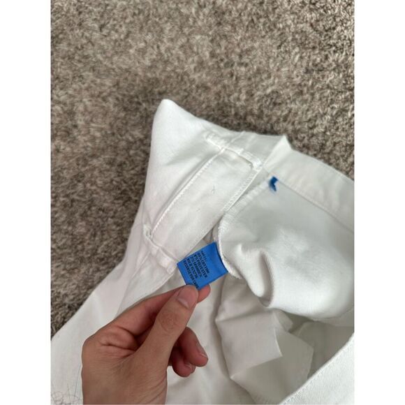 J. Mclaughlin Rainey Front Slit Straight Leg Front Seam Kick Flare White Jean 14 - Picture 6 of 15